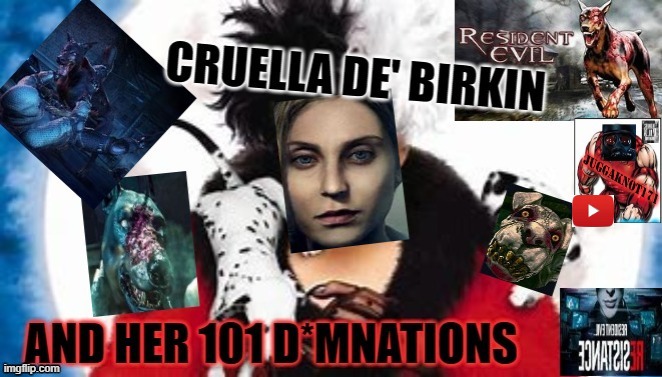 cruella de' birkin | image tagged in resident evil,resident evil resistance | made w/ Imgflip meme maker