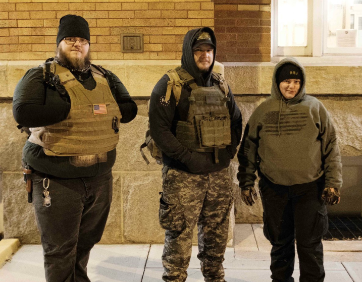 Fat Militia Terrorist White Supremacist Blank Meme Template