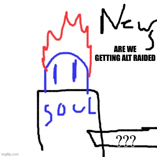 News with Soul | ARE WE GETTING ALT RAIDED; ??? | image tagged in news with soul | made w/ Imgflip meme maker