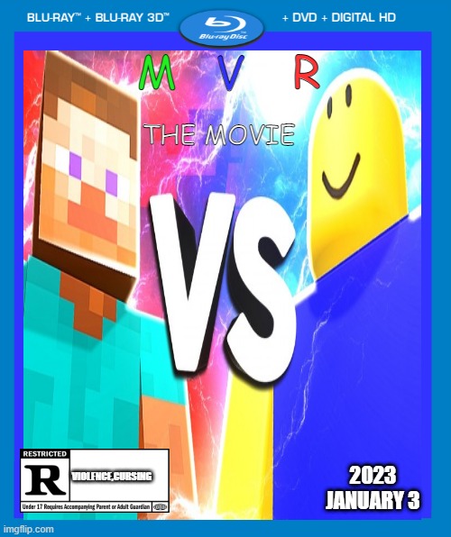 coming soon? | V; R; M; THE MOVIE; 2023 JANUARY 3; VIOLENCE,CURSING | image tagged in fake movies,cool | made w/ Imgflip meme maker