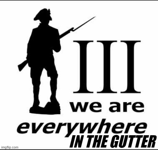 Oath-Keepers Terrorists White Supremacists Traitors | IN THE GUTTER | image tagged in militia,terrorist,traitors,terrorism,capitol riot,mass murder | made w/ Imgflip meme maker