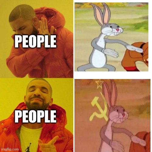 Drake Blank | PEOPLE; PEOPLE | image tagged in drake blank | made w/ Imgflip meme maker