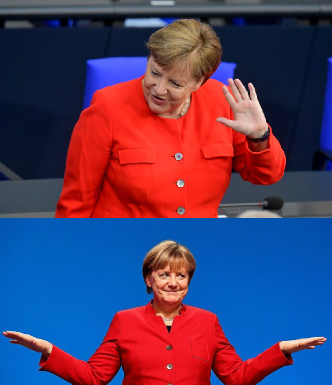 Merkel Blank Meme Template