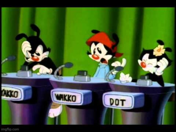 Animaniacs | image tagged in animaniacs | made w/ Imgflip meme maker