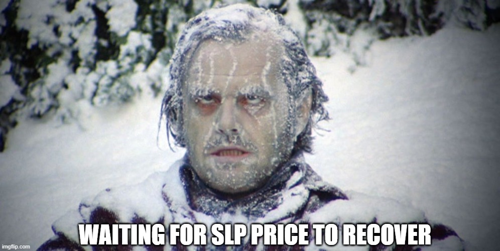 WAITING FOR SLP PRICE TO RECOVER | made w/ Imgflip meme maker
