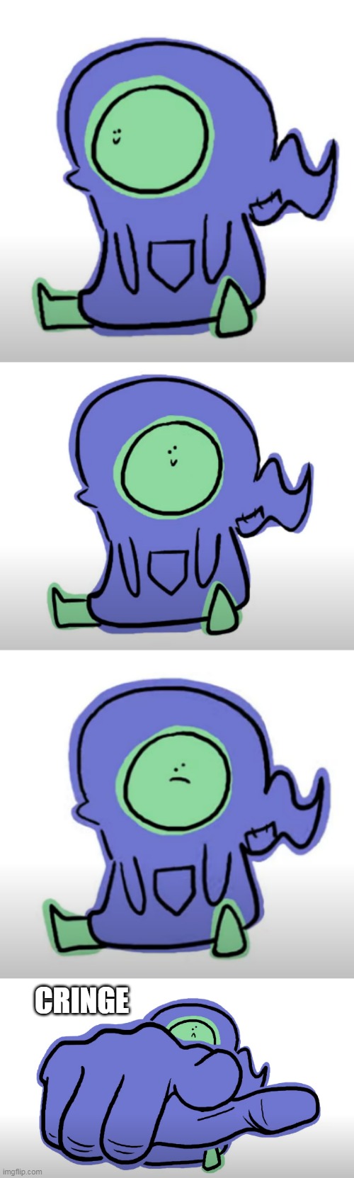 Gingerpale cringe Blank Meme Template