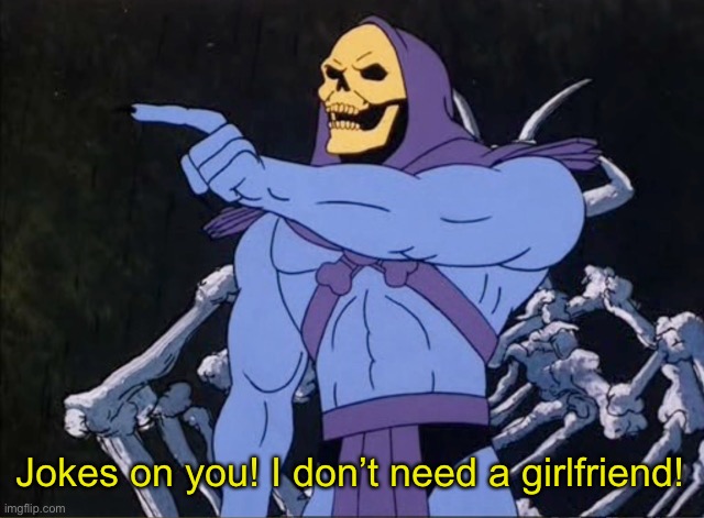 Jokes on you I’m into that shit | Jokes on you! I don’t need a girlfriend! | image tagged in jokes on you i m into that shit | made w/ Imgflip meme maker