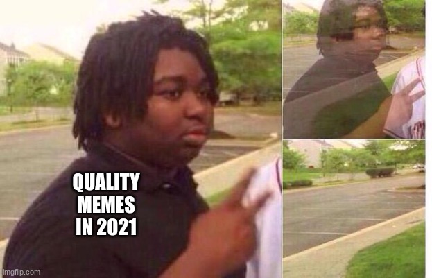 fading away | QUALITY MEMES IN 2021 | image tagged in fading away | made w/ Imgflip meme maker
