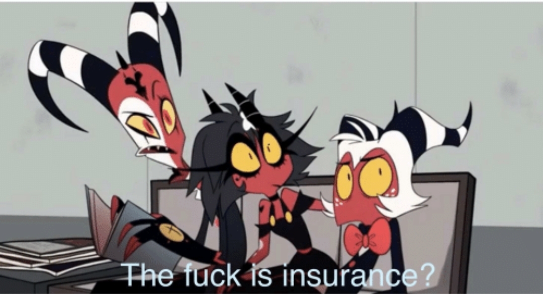 The F*ck is insurance Blank Meme Template