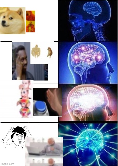 Just my opinion don't @ me for it (sorry for the blurry pics) | image tagged in memes,expanding brain | made w/ Imgflip meme maker