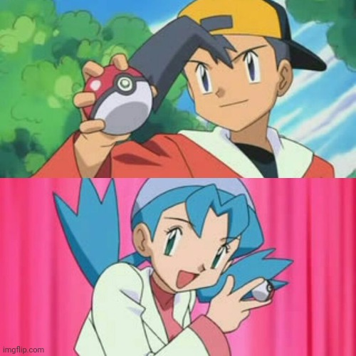 Also is Blue Hair Lady BF's little sister? | made w/ Imgflip meme maker