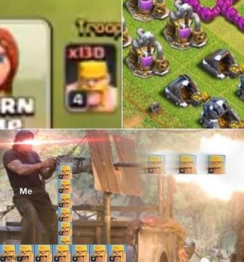 SPAM BARBARIAN | image tagged in memes,clash of clans | made w/ Imgflip meme maker