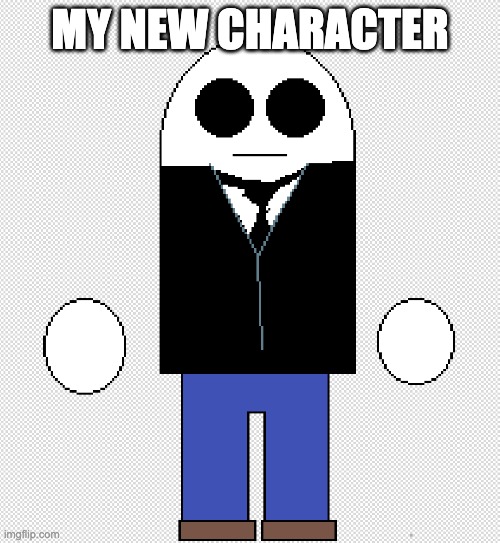 My New Pixel Art Character | MY NEW CHARACTER | image tagged in pixel | made w/ Imgflip meme maker