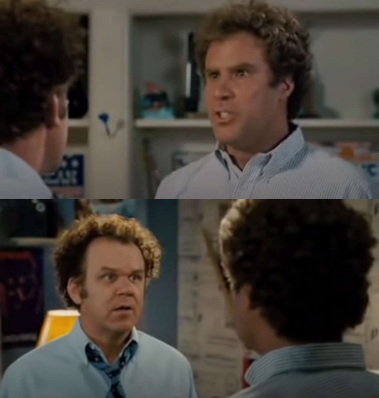 High Quality Step Brothers Best Friends (2-frame) Blank Meme Template