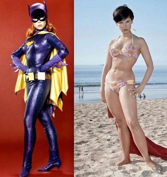 High Quality Yvonne Craig Blank Meme Template