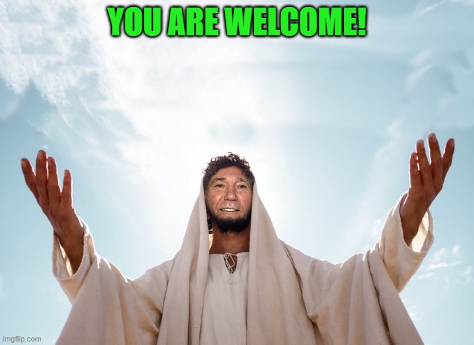 peace | YOU ARE WELCOME! | image tagged in peace | made w/ Imgflip meme maker