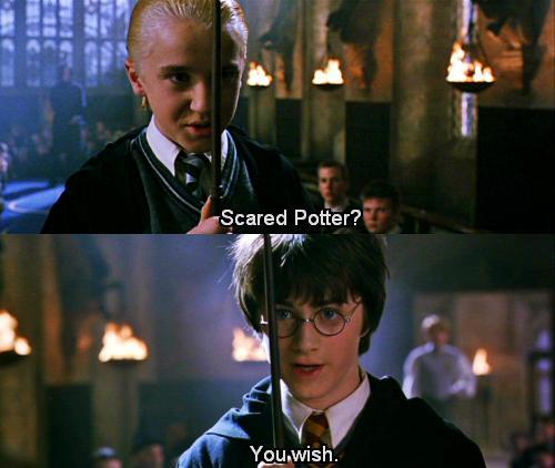 High Quality Scared potter Blank Meme Template