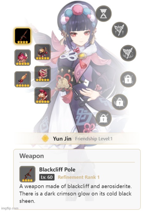 Got Yun Jin (as a DPS) waifu! | image tagged in genshin impact | made w/ Imgflip meme maker