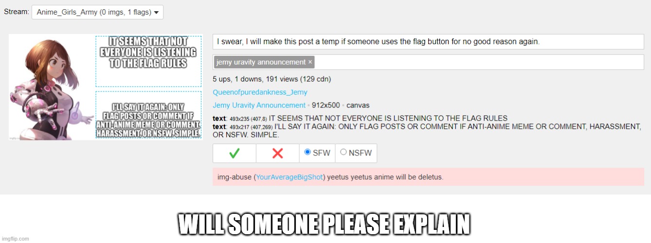 WILL SOMEONE PLEASE EXPLAIN | made w/ Imgflip meme maker