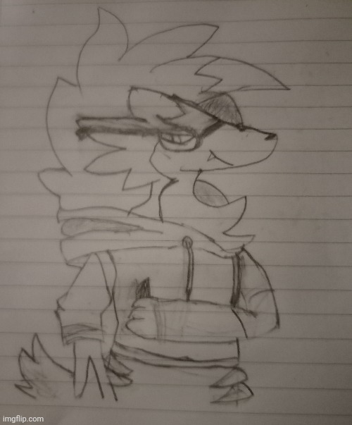 Midnight Lycanroc drawing | made w/ Imgflip meme maker