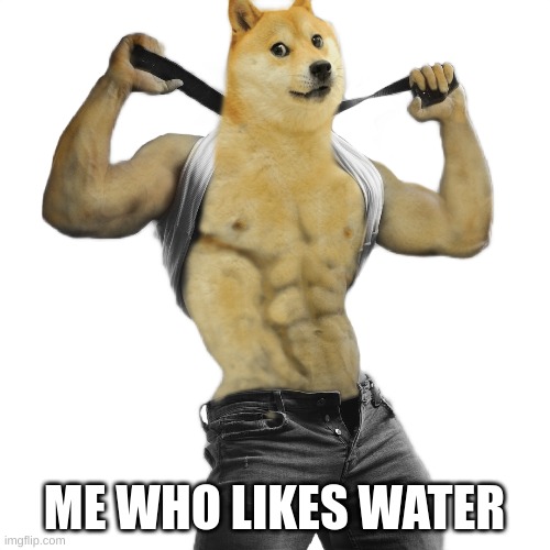 ME WHO LIKES WATER | made w/ Imgflip meme maker