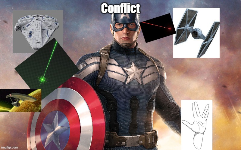 Conflict | Conflict | image tagged in funny memes | made w/ Imgflip meme maker