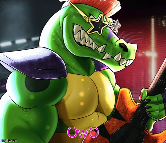 OwO  | OwO | image tagged in monty gator announcement template | made w/ Imgflip meme maker