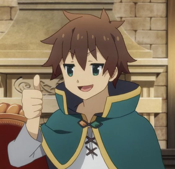 Konosuba thumbs up Blank Meme Template