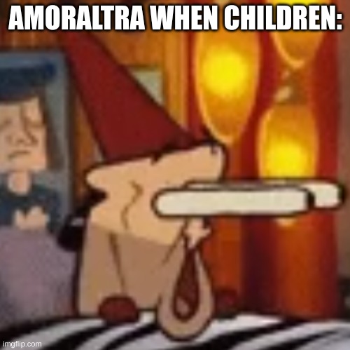 what if amor joined imgflip lmao | AMORALTRA WHEN CHILDREN: | made w/ Imgflip meme maker