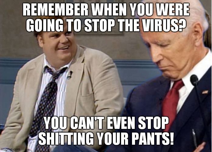 Remember That Joe | REMEMBER WHEN YOU WERE GOING TO STOP THE VIRUS? YOU CAN'T EVEN STOP SHITTING YOUR PANTS! | image tagged in remember biden | made w/ Imgflip meme maker