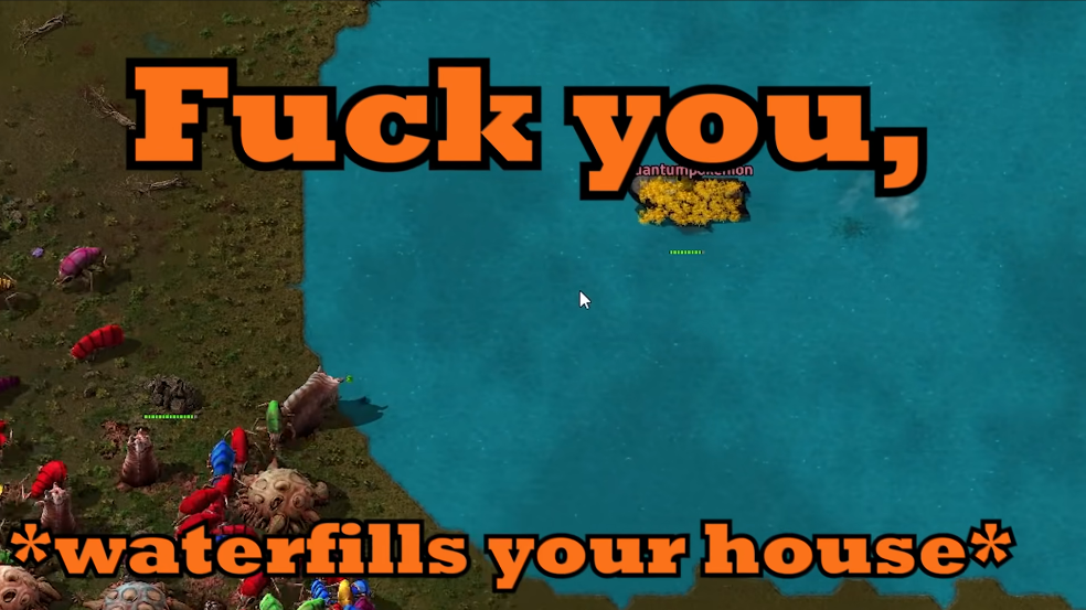 High Quality fuck you *waterfills your house* Blank Meme Template