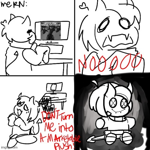 context: I seen a meme saying I turned into a marketable plush | made w/ Imgflip meme maker