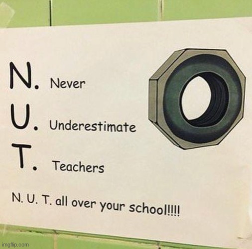 nut | made w/ Imgflip meme maker