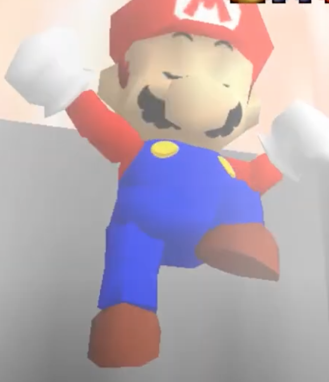 High Quality God Mario Blank Meme Template