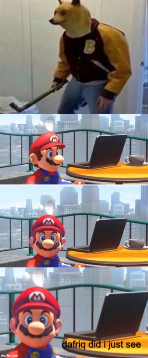 a example for my template | image tagged in mario needs the unsee juice,doge,memes,unsee,cursed image | made w/ Imgflip meme maker
