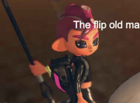 High Quality The flip old man splatoon 2 octo expansion Blank Meme Template