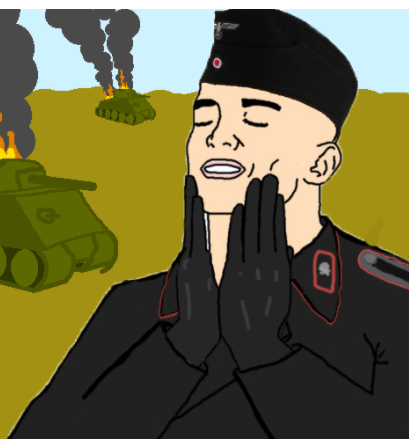 High Quality feels good panzer man Blank Meme Template