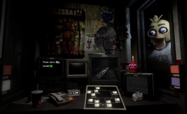 High Quality Five nights at freddys chica Blank Meme Template