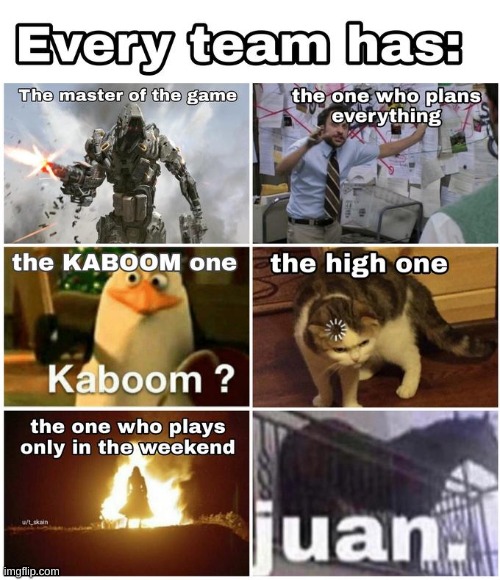 There's that one kind of team | image tagged in memes,funny,teams | made w/ Imgflip meme maker