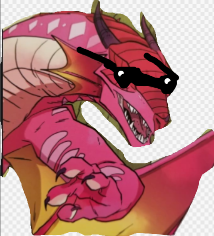 High Quality cool dragon running Blank Meme Template