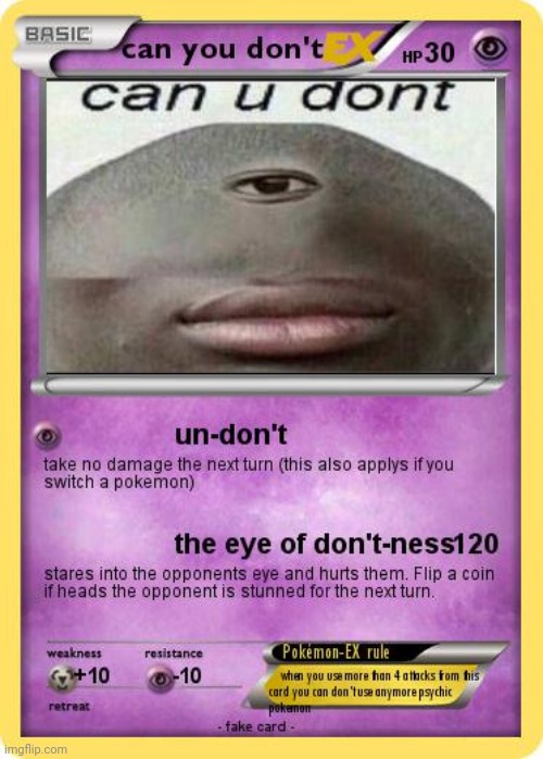 can you don't card | image tagged in can you don't card | made w/ Imgflip meme maker