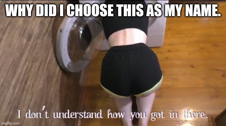 I don't understand how you got stuck in there. | WHY DID I CHOOSE THIS AS MY NAME. | image tagged in i don't understand how you got stuck in there | made w/ Imgflip meme maker