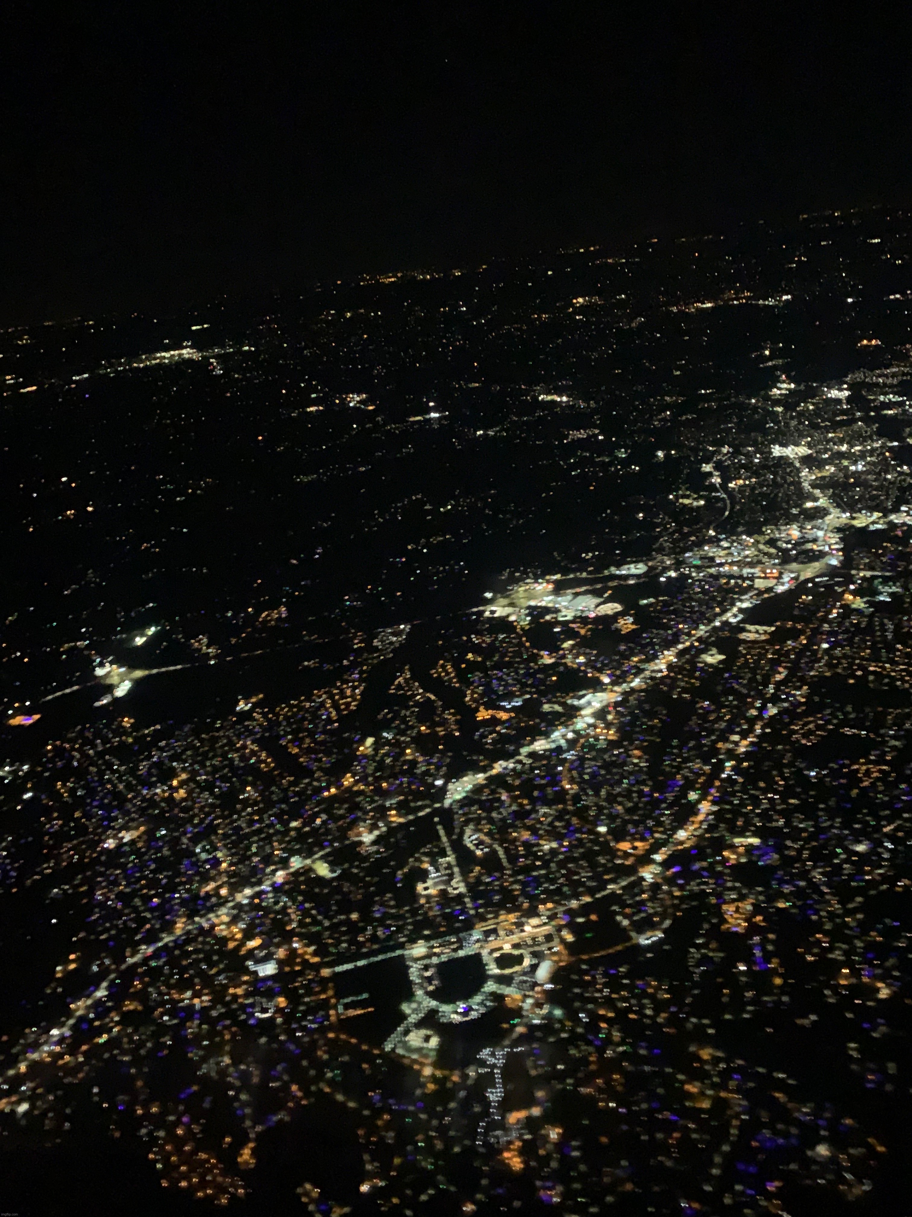 Flying at night is cool | made w/ Imgflip meme maker