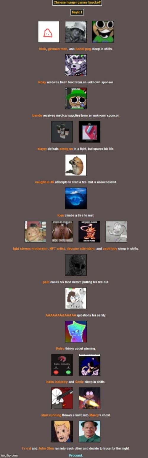 image tagged in chinese hunger games knockoff | made w/ Imgflip meme maker