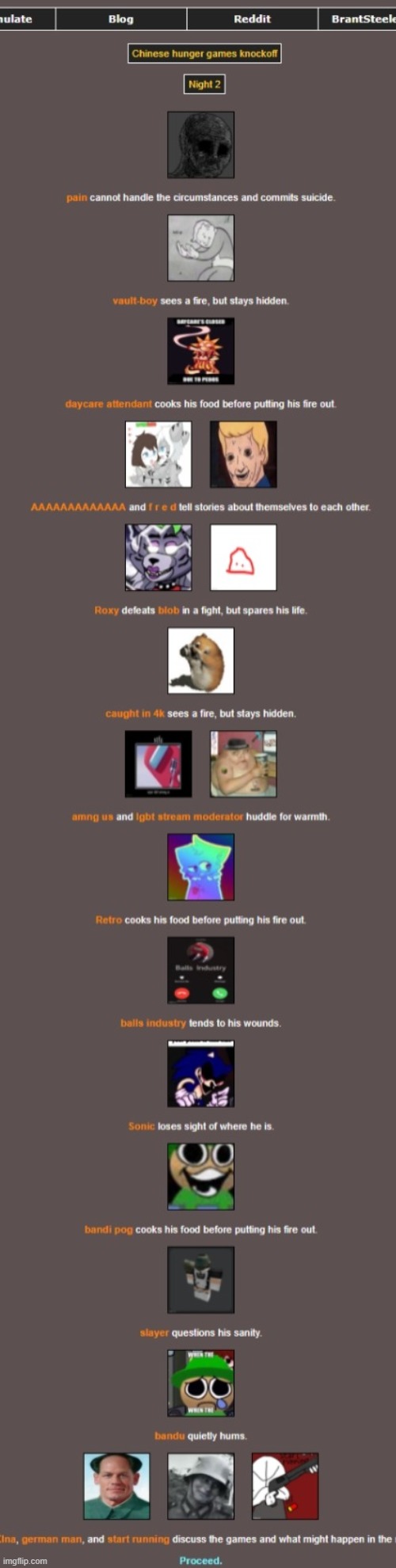 A few people have died. | image tagged in chinese hunger games knockoff | made w/ Imgflip meme maker