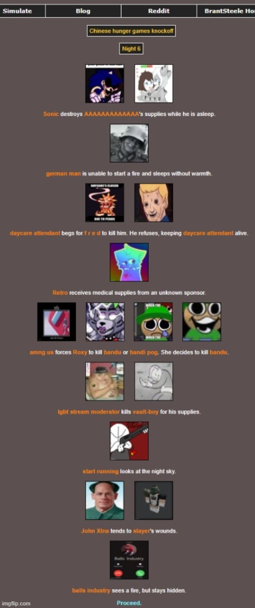 Oo, 2 people died, what a sight! | image tagged in chinese hunger games knockoff | made w/ Imgflip meme maker