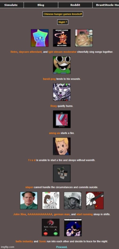 image tagged in chinese hunger games knockoff | made w/ Imgflip meme maker