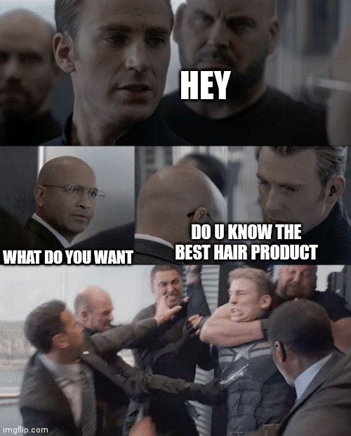 Captain america elevator | HEY; WHAT DO YOU WANT; DO U KNOW THE BEST HAIR PRODUCT | image tagged in captain america elevator,funny,memes,dank memes,jokes,funny memes | made w/ Imgflip meme maker