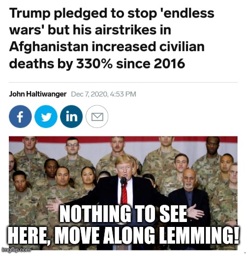 NOTHING TO SEE HERE, MOVE ALONG LEMMING! | made w/ Imgflip meme maker