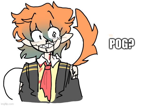 hehe not weird at all hehe |  POG? | image tagged in pog,nero art | made w/ Imgflip meme maker